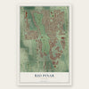 Rio Pinar, Florida map print, the full design