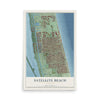 Satellite Beach, Florida map print, 12" x 18" Archival Matte Print mockup