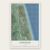 Sawgrass, Florida map print, the full design