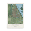 Sebastian, Florida map print, 12" x 18" Archival Matte Print mockup