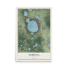 Sebring, Florida map print, 12" x 18" Archival Matte Print mockup