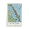 Sewall's Point, Florida map print, 12" x 18" Archival Matte Print mockup