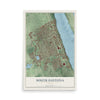 South Daytona, Florida map print, 12" x 18" Archival Matte Print mockup