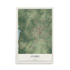 Starke, Florida map print, 12" x 18" Archival Matte Print mockup