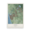 Venice, Florida map print, 12" x 18" Archival Matte Print mockup
