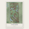 Vineyards, Florida map print, the full design