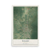 Waldo, Florida map print, 12" x 18" Archival Matte Print mockup