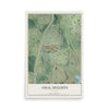 Amal Heights, Georgia map print, 12" x 18" Archival Matte Print mockup