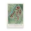Atlanta Industrial Park, Georgia map print, 12" x 18" Archival Matte Print mockup
