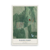 Bakers Ferry, Georgia map print, 12" x 18" Archival Matte Print mockup