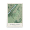 Bankhead Courts, Georgia map print, 12" x 18" Archival Matte Print mockup