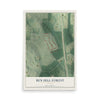 Ben Hill Forest, Georgia map print, 12" x 18" Archival Matte Print mockup