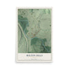 Bolton Hills, Georgia map print, 12" x 18" Archival Matte Print mockup