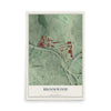 Brookwood, Georgia map print, 12" x 18" Archival Matte Print mockup