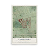 Cabbagetown, Georgia map print, 12" x 18" Archival Matte Print mockup
