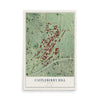 Castleberry Hill, Georgia map print, 12" x 18" Archival Matte Print mockup