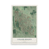 Collier Heights, Georgia map print, 12" x 18" Archival Matte Print mockup