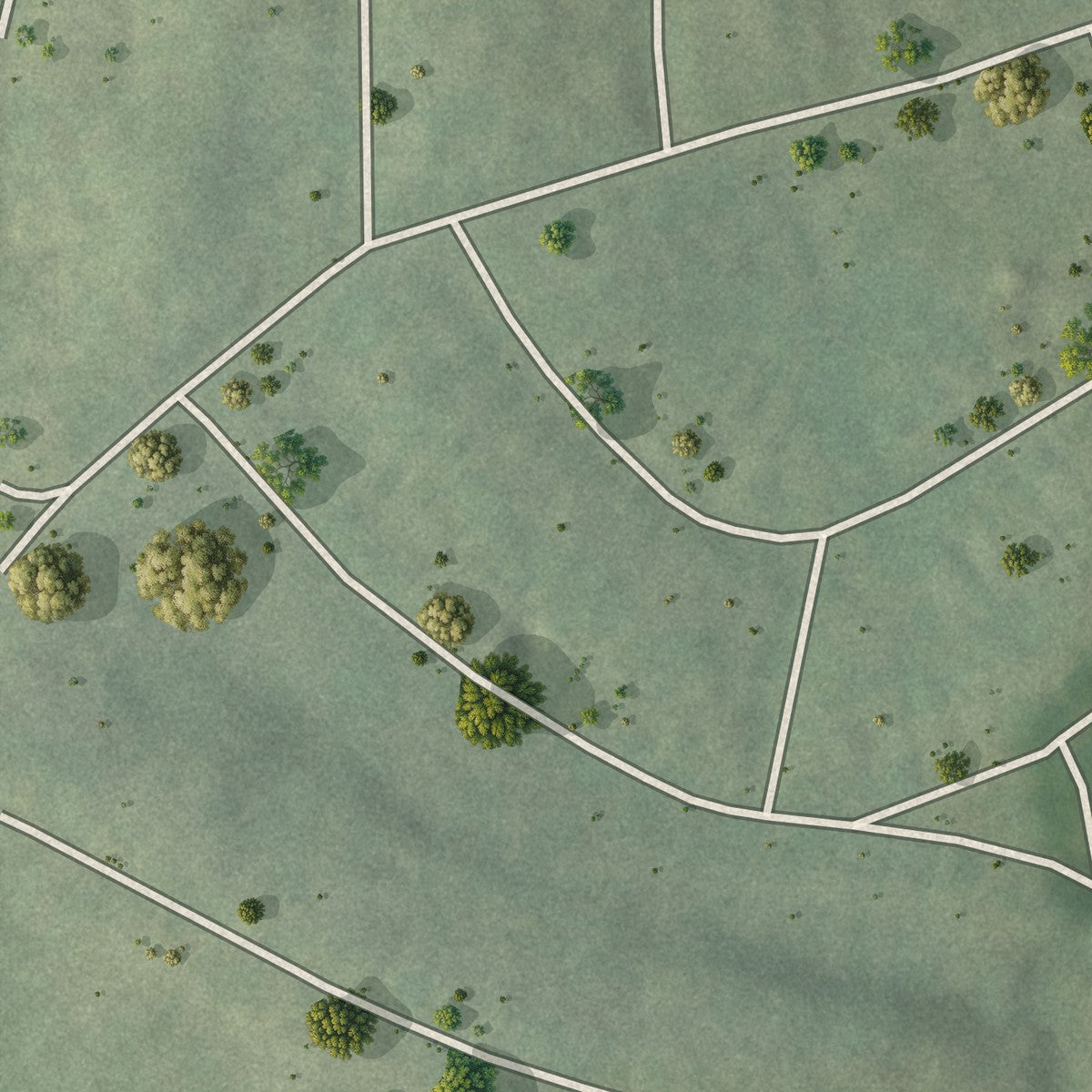 Close-up 2 of the Edmund Park, Georgia map artwork