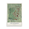 Fort McPherson, Georgia map print, 12" x 18" Archival Matte Print mockup