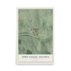 Fort Valley, Georgia map print, 12" x 18" Archival Matte Print mockup