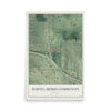 Harvel Homes Community, Georgia map print, 12" x 18" Archival Matte Print mockup