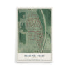 Heritage Valley, Georgia map print, 12" x 18" Archival Matte Print mockup