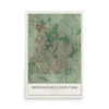 Morningside-Lenox Park, Georgia map print, 12" x 18" Archival Matte Print mockup