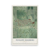 Penelope Neighbors, Georgia map print, 12" x 18" Archival Matte Print mockup