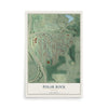 Polar Rock, Georgia map print, 12" x 18" Archival Matte Print mockup