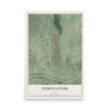 Pomona Park, Georgia map print, 12" x 18" Archival Matte Print mockup