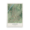Riverside, Georgia map print, 12" x 18" Archival Matte Print mockup