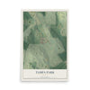 Tampa Park, Georgia map print, 12" x 18" Archival Matte Print mockup