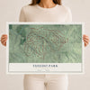Tuxedo Park, Georgia map print, 12" x 18" Archival Matte Print mockup