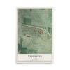 Westhaven, Georgia map print, 12" x 18" Archival Matte Print mockup