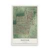 Westview, Georgia map print, 12" x 18" Archival Matte Print mockup