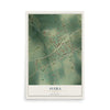 Avera, Georgia map print, 12" x 18" Archival Matte Print mockup