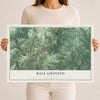 Ball Ground, Georgia map print, 12" x 18" Archival Matte Print mockup