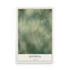 Bostwick, Georgia map print, 12" x 18" Archival Matte Print mockup