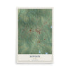 Bowdon, Georgia map print, 12" x 18" Archival Matte Print mockup