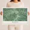 Braswell, Georgia map print, 12" x 18" Archival Matte Print mockup