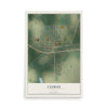 Climax, Georgia map print, 12" x 18" Archival Matte Print mockup
