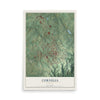 Cornelia, Georgia map print, 12" x 18" Archival Matte Print mockup