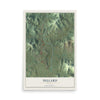 Dillard, Georgia map print, 12" x 18" Archival Matte Print mockup