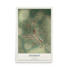 Doerun, Georgia map print, 12" x 18" Archival Matte Print mockup