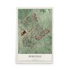 Doraville, Georgia map print, 12" x 18" Archival Matte Print mockup
