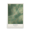 Du Pont, Georgia map print, 12" x 18" Archival Matte Print mockup