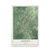 Eatonton, Georgia map print, 12" x 18" Archival Matte Print mockup