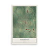 Ellaville, Georgia map print, 12" x 18" Archival Matte Print mockup