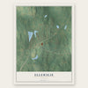 Ellerslie, Georgia map print, the full design