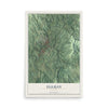 Ellijay, Georgia map print, 12" x 18" Archival Matte Print mockup